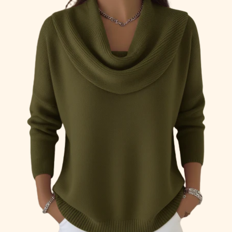 SARAH™|ELEGANT DRAPED SWEATER