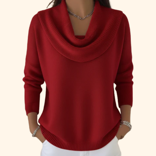 SARAH™|ELEGANT DRAPED SWEATER
