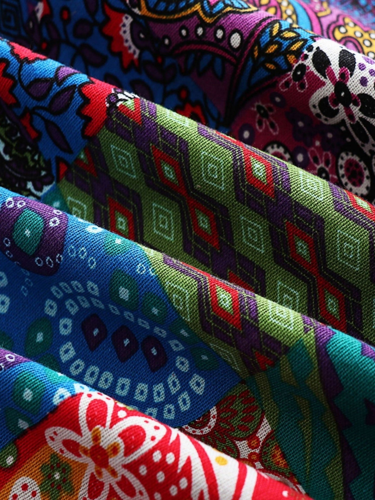 AUDREY™|BOHO PATCHWORK COAT