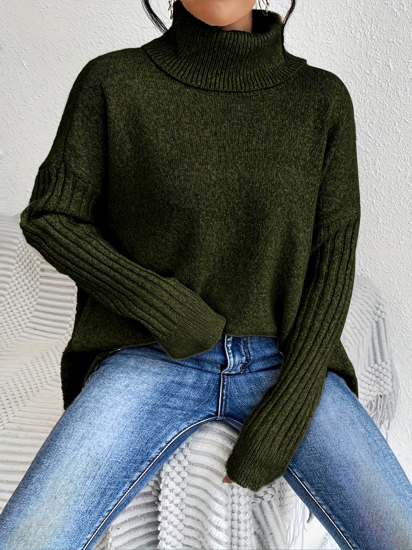 NIKKI™|OVERSIZED TURTLENECK