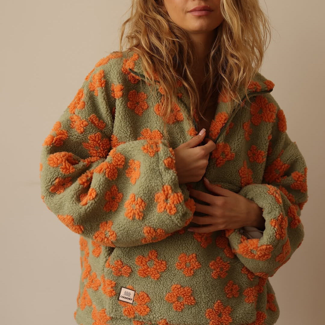 NICOLE™|FLOWER PULLOVER