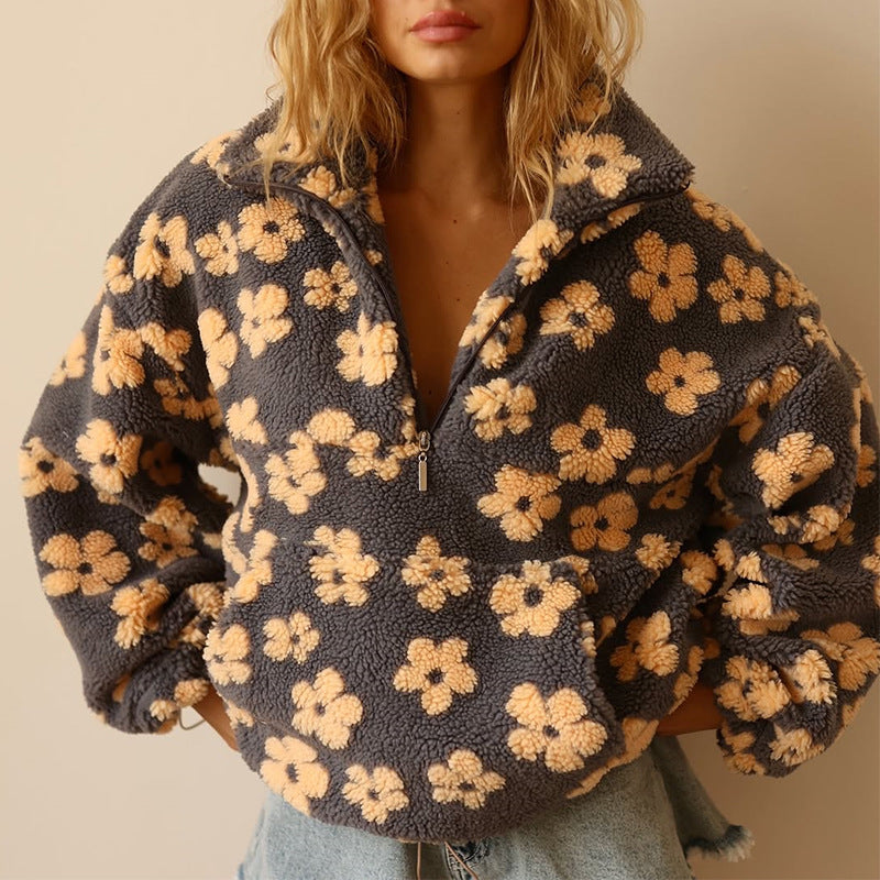 NICOLE™|FLOWER PULLOVER