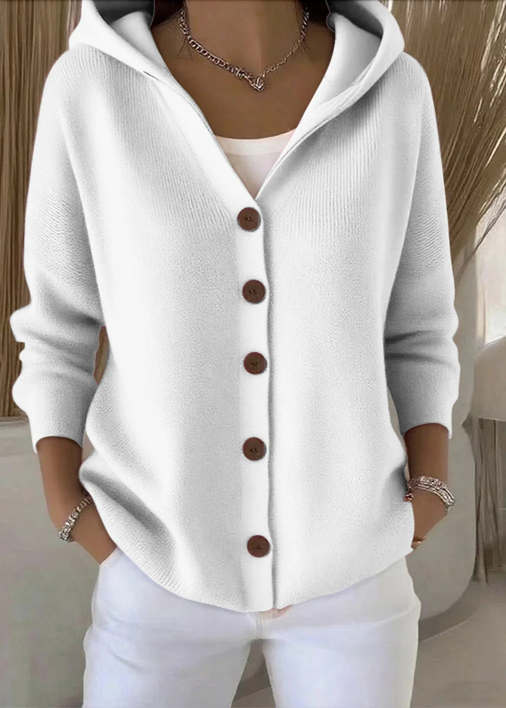 NATALLY™|STYLISH HOODED CARDIGAN