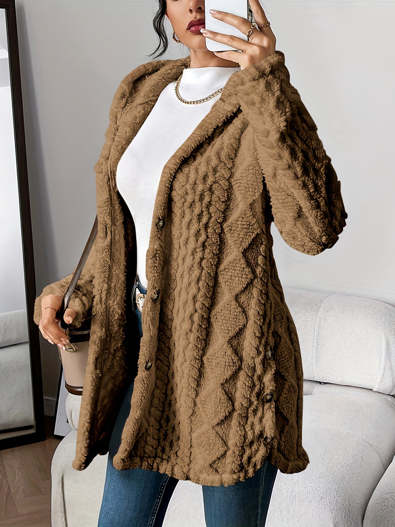 KATIA™|HOODED CARDIGAN