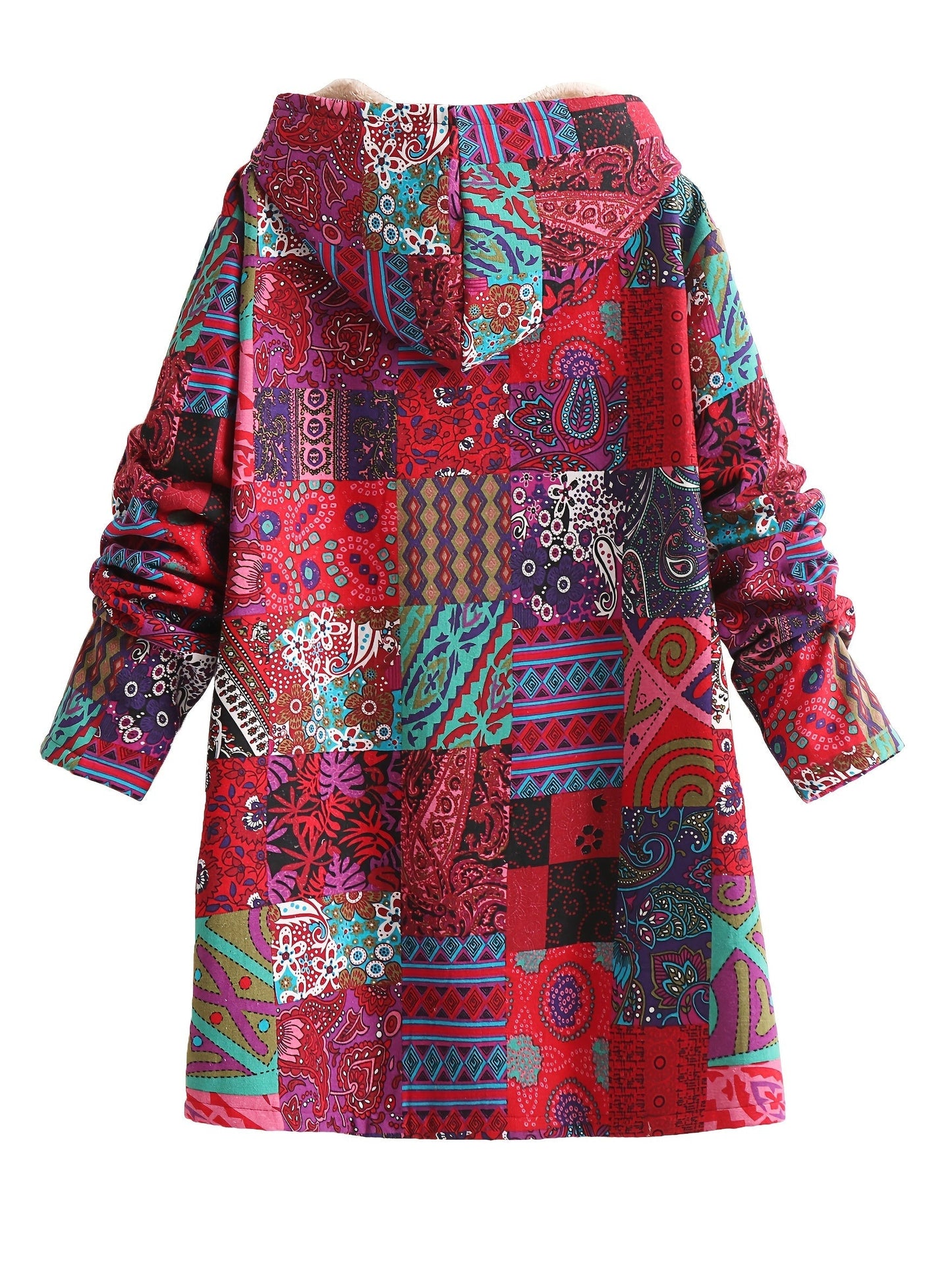 AUDREY™|BOHO PATCHWORK COAT