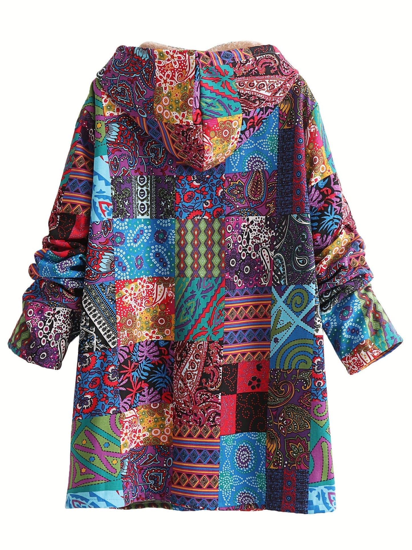 AUDREY™|BOHO PATCHWORK COAT