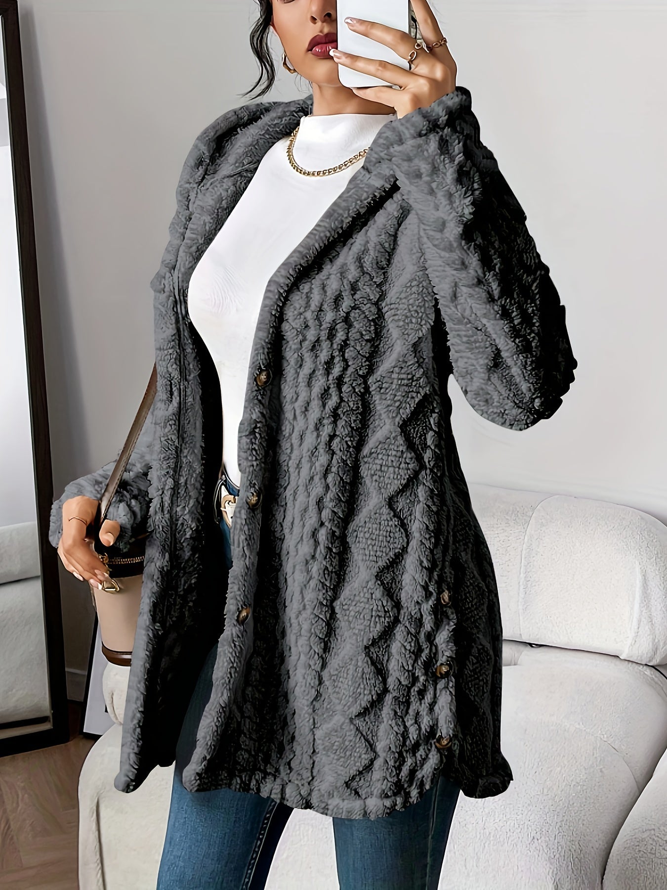 KATIA™|HOODED CARDIGAN